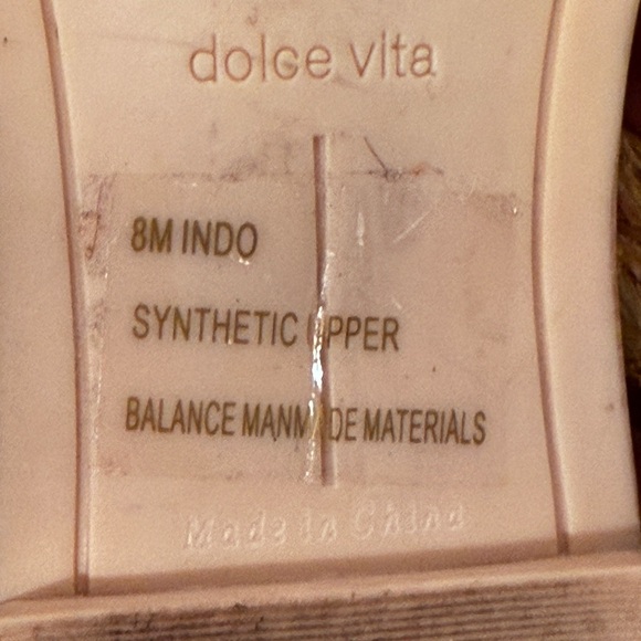 Women’s DOLCE VITA Indo raffia sandals- Size 8 - Picture 5 of 5